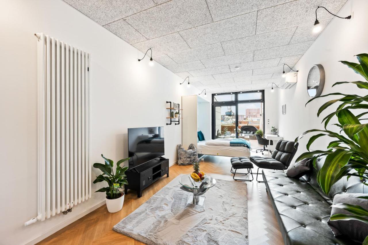 만하임 Lit Living - Luxus Loft - Box Spring - Air Con - Bbq - Panorama 아파트 외부 사진